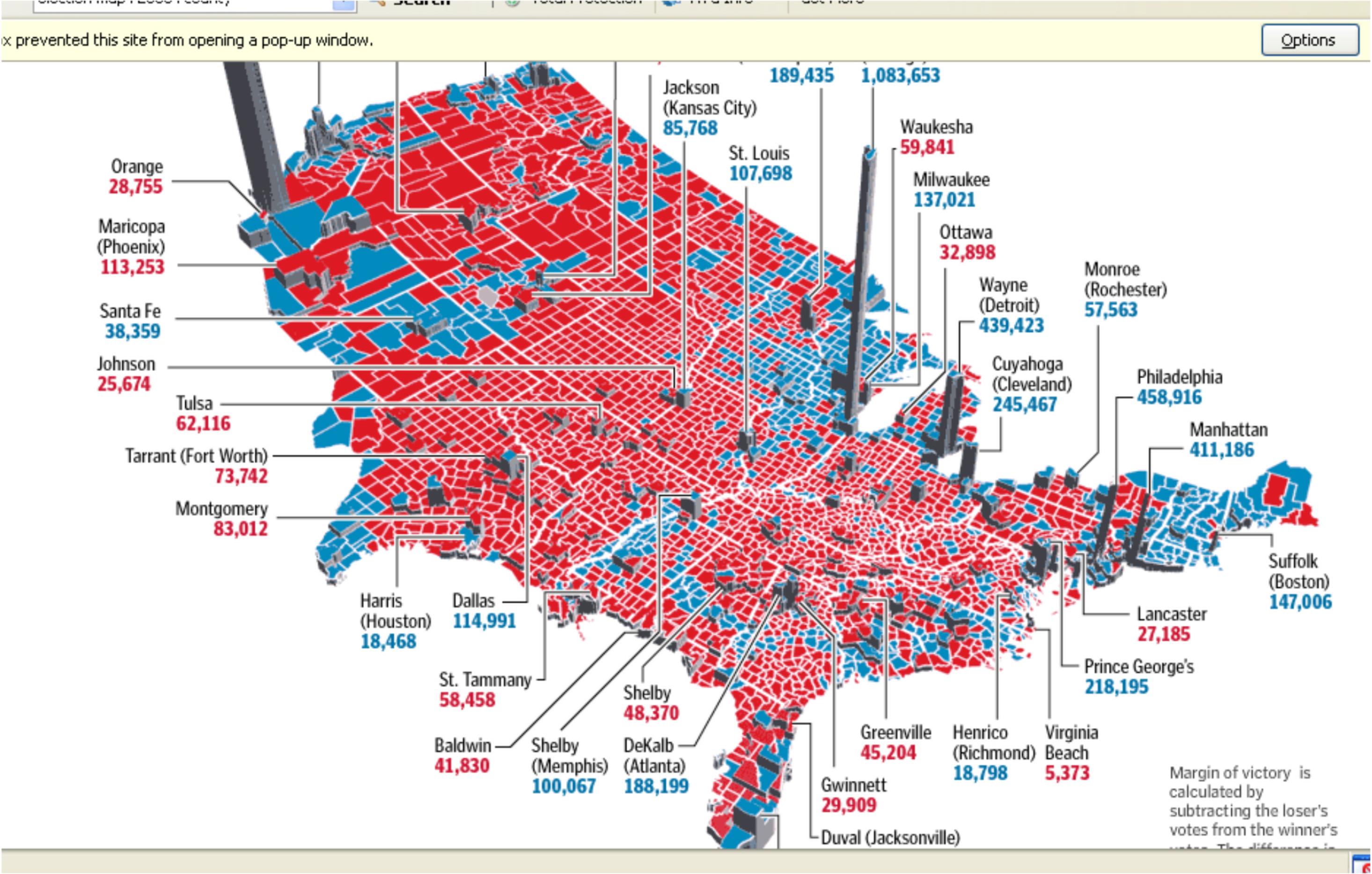 2008 Election Map Results